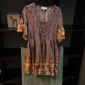 Bohemian Floral Print Women's Dress